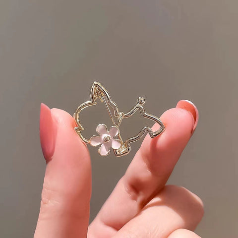 Adorable Puppy Brooch