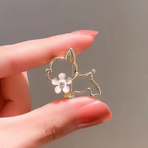 Adorable Puppy Brooch