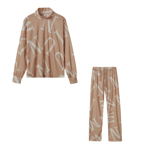Tie-Dye High Neck Suit