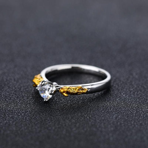 Crystal Charm Ring