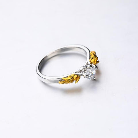 Crystal Charm Ring