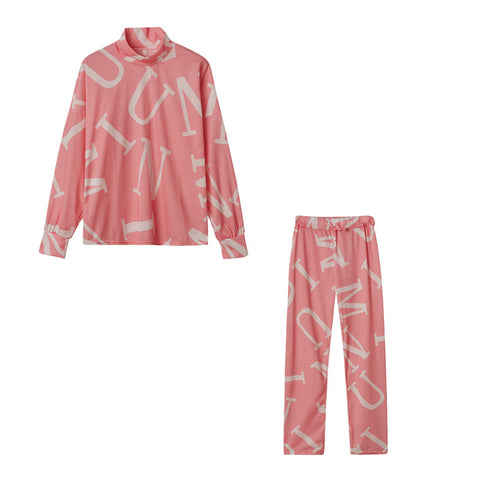 Tie-Dye High Neck Suit